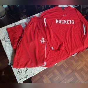 reebok NBA rockets tracksuit